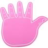 UKCOCO Guanto di Schiuma Gigante a Cinque Dita Rosa per Sostenitori Sportivi | EVA Leggero e Portatile, Forma a Mano per Performance, Foto e Giochi di Compleanno