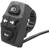 Generic Interruttore della Luce del Faro della Bici elettrica Indicatore di direzione del clacson Indicatore di direzione Integrato Impermeabile 12-72V Universale for Scooter Elettrico Mountain Bike
