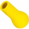 MFMEXUL Copri Calcio Canna da Pesca Finitura Opaca Liscia, Antiscivolo, Copri-Estremità per Canna da Pesca, Giallo