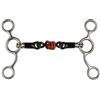 KESOTO Bocchino Snodato con Anelli in Rame Simmetrico Morso Snodato Anello Durevole Morso Completo in Acciaio Inossidabile per Equitazione