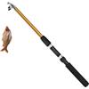 Generic Grande canna da pesca in mare per Beachcasting | Canna telescopica | Manico antiscivolo, canne da pesca sul ghiaccio, canna da pesca alla carpa di gamberetti, attrezzatura leggera e resistente