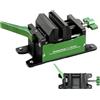 Generic Morsetto per mazza da golf Resistenza abrasiva Alluminio Regolabile | Strumento di rimozione e clip di montaggio di impugnatura da golf per officina di casa e manutenzione di mazze da golf