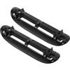 ifundom Clip per Pagaia Kayak in Plastica Nera con Viti per Fissaggio | Montaggio a Ponte, Presa Stabile e Resistente al Mare, per Canoisti e Pesca in Acqua