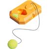Generisch Allenatore da tennis, rimbalzo da solo | di ritorno della palla elastico portatile con base per principianti, adulti, adolescenti, cortile, palestra, sviluppo delle abilità