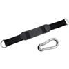 harayaa Cinghia con Moschettone Stabile | Cuscinetto Antiscivolo in Gomma, Connettore da Appendere, per Trazioni con Cinghie, Palestra in Casa, Sportivi, 2.5 X 34 Cm