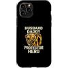 Cool And Funny Designs for Moms And Dads Custodia per iPhone 11 Pro Husband Daddy Protector Hero