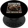 Cool And Funny Designs for Moms And Dads Husband Daddy Protector Hero PopSockets PopGrip Adesivo