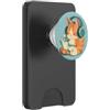 Inkline Panel Studio Chibi Cat con cuffie per gli appassionati di anime, lettori di manga PopSockets PopWallet per MagSafe