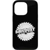 Miftees Carpenter Tees Custodia per iPhone 13 Pro Falegnameria divertente Sawdust Is Man Glitter
