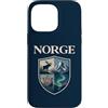 Norvegia Norge Vichinghi Fiordi Viaggio Custodia per iPhone 14 Pro Max Norge Ricordo Alce Vichingo Fiordo Aurora Nordica Norvegia