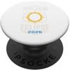 Merch Astronomia Eclissi Solare Eclissi Solare Totale 2026 Astronomia Sole Astrologia PopSockets PopGrip Adesivo