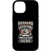 Cool And Funny Designs for Moms And Dads Custodia per iPhone 14 Husband Daddy Protector Hero