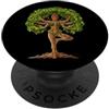 Zen Spiritual Flower Of Life Clothing Albero della Vita Zen Yoga Meditazione Spirituale Buddhista PopSockets PopGrip Adesivo