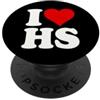I HEART LOVE HS AMO UN CUORE, LUI È SUO. PopSockets PopGrip Adesivo