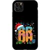 Ugly Christmas Gift For December Winter Custodia per iPhone 11 Pro Max Bruh Christmas Meme Ice Cream Santa Hat Buon Natale