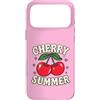 Generic Custodia per iPhone 17 Pro Max Camicia estiva Cherry per ragazze | Simpatica maglietta Y2K Cherry Graphic