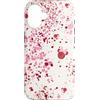 Disney Minnie Mouse testa orecchie rosa astratto schizzo modello Custodia per iPhone 16