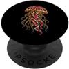 Tidal Ink Studio Meduse Tradizionale Tattoo Art Vintage Ocean Life PopSockets PopGrip Adesivo