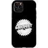 Miftees Carpenter Tees Custodia per iPhone 11 Pro Falegnameria divertente Sawdust Is Man Glitter