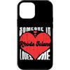 Someone Loves Me In US State Of Rhode Is Custodia per iPhone 12 mini Someone In Rhode Island Loves Me Cuore Retro Vintage