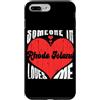 Someone Loves Me In US State Of Rhode Is Custodia per iPhone 7 Plus/8 Plus Someone In Rhode Island Loves Me Cuore Retro Vintage