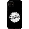 Miftees Carpenter Tees Custodia per iPhone 11 Falegnameria divertente Sawdust Is Man Glitter