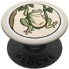 Toadstool Lane Rana crema su un'altalena di viti per gli amanti delle rane PopSockets PopGrip Adesivo