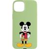 Disney Custodia per iPhone 15 Plus Disney Mickey Mouse Fall Patchwork Pattern Fashion Patches