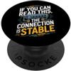 Network Computer Designs Tecnico informatico Divertente Rete Ingegnere Connessione PopSockets PopGrip Adesivo