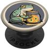 Toadstool Lane Rana alla menta con un barattolo di lucciole per gli amanti delle rane PopSockets PopGrip Adesivo