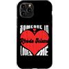 Someone Loves Me In US State Of Rhode Is Custodia per iPhone 11 Pro Someone In Rhode Island Loves Me Cuore Retro Vintage