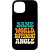 Mancino Pensatore Regalo Custodia per iPhone 15 Stesso Mondo Angolo Diverso Mancino Pensatore