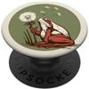 Toadstool Lane Olive Frog con tarassaco per gli amanti delle rane PopSockets PopGrip Adesivo