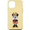 Disney Custodia per iPhone 12 Pro Max Disney Minnie Mouse Fall Patchwork Pattern Fashion Patches