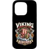 AK71Design - Viking Longship Collection Custodia per iPhone 15 Pro Viking Dragon Ship Tour 793-1000 AD Norse Longship