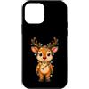 Ugly Christmas Gift For December Winter Custodia per iPhone 12 mini Graziosa renna Kawaii Buon Natale Cervo Vacanze invernali