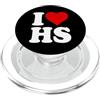 I HEART LOVE HS AMO UN CUORE, LUI È SUO. PopSockets PopGrip per MagSafe