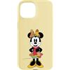 Disney Custodia per iPhone 15 Disney Minnie Mouse Fall Patchwork Pattern Fashion Patches