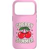 Generic Custodia per iPhone 17 Pro Camicia estiva Cherry per ragazze | Simpatica maglietta Y2K Cherry Graphic