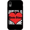 Someone Loves Me In US State Of Rhode Is Custodia per iPhone XR Someone In Rhode Island Loves Me Cuore Retro Vintage