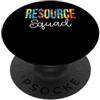 TeeaxArt Back To School Gifts Resource Squad Tie Dye Apprezzamento Giorno Ciao Ritorno a Scuola PopSockets PopGrip Adesivo