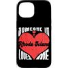 Someone Loves Me In US State Of Rhode Is Custodia per iPhone 15 Someone In Rhode Island Loves Me Cuore Retro Vintage