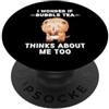 Lion I Wonder If Bubble Tea Thinks About Simpatico leone Kawaii I Wonder If Bubble Tea pensa anche a me PopSockets PopGrip Adesivo