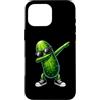 Funny Pickle Dab Dance Tee Custodia per iPhone 16 Pro Max Dabbing Pickle Indossare Occhiali Da Sole Cool Amante Cetriolo