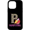 Amazing Paraeducator Teaching Aide Custodia per iPhone 14 Pro Max P è per Paraprofessional Leopard Apple Pencil Paraeducator