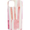 generic Custodia per iPhone 14 Plus Grafica a coquette a righe rosa tenue