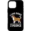 I Like Dogs And Maybe Like 3 People Custodia per iPhone 16 Pro Max Mi piacciono i cani e forse 3 persone