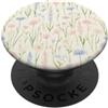 Graziosi disegni floreali Modello pastello del prato di fiori selvatici PopSockets PopGrip Adesivo