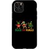 Ugly Christmas Gift For December Winter Custodia per iPhone 11 Pro Duck The Halls Buon Natale Buone Feste