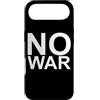Love Peace Harmony Designs Custodia per iPhone Air NO WAR - Scritta grande in bianco con bordo nero